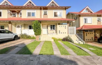Casa à venda em são leopoldo, morro do espelho, com 3 quartos, com 117 m²