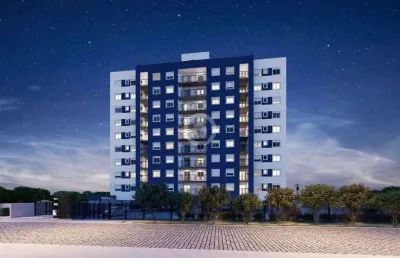 Apartamento à venda em novo hamburgo, operário, com 1 quarto, com 44.53 m², residencial ibiza