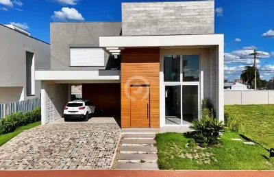 Casa à venda em portão, centro, com 3 suítes, com 283.05 m², nelsi haas