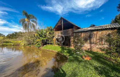 Chácara à venda em portão, rincão do cascalho, com 1 quarto, com 2288 m²