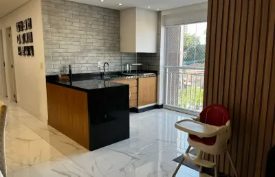 Lindo apto com varanda gourmet no bairro barcelona em scs