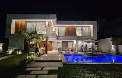 Guarajuba - casa alto padrão em guarajuba (monte gordo), camaçari/ba