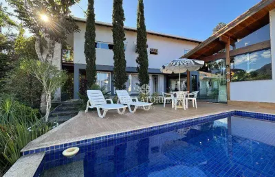 Casa com 4 dormitórios à venda, 500 m² por r$ 2.480.000,00 - golfe - teresópolis/rj