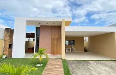 Casa em condomínio fechado com 3 dormitórios sendo 1 suíte master e 1 reversível / marechal deodoro - 120m²