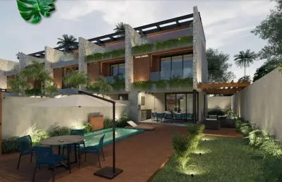 Casa duplex localizada na barra nova com 4 suítes - 212m²