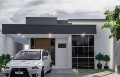 Casa com 3 dormitórios sendo 1 suíte + piscina - 200m²