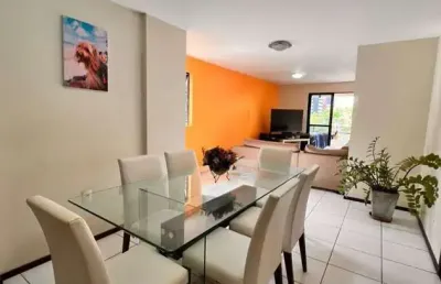 Apartamento com 3 suítes + dce no bairro da jatiúca - 109m²