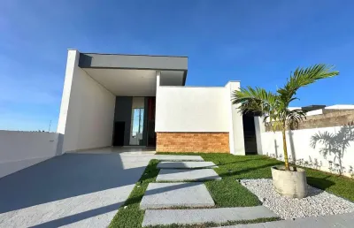 Casa em condomínio fechado em marechal deodoro com 3 dormitórios sendo 1 suíte - 100m²