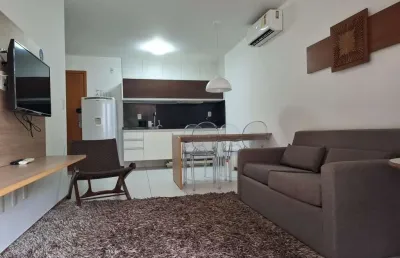 Quarto e sala mobiliado na barra de são miguel - 40m²