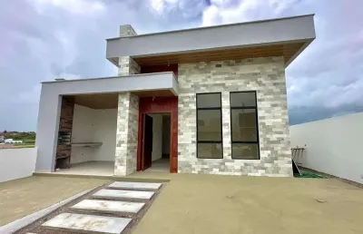 Casa em condomínio fechado com 3 dormitórios sendo 1 suíte em marechal deodoro - 100m²