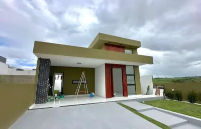 Casa em condomínio fechado com 3 quartos sendo 1 suíte em marechal deodoro - 200m²
