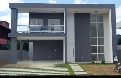 Casa em condomínio fechado no bairro petrópolis com 4 suítes + lavabo - 464m²