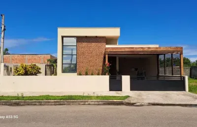Casa em condomínio fechado com 3 dormitórios sendo 1 suíte em marechal deodoro - 140m²