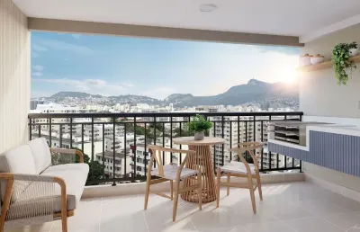Excelente apartamento de 2 quartos com varanda gourmet,suíte e vaga na fonseca teles - são cristóvão - rj