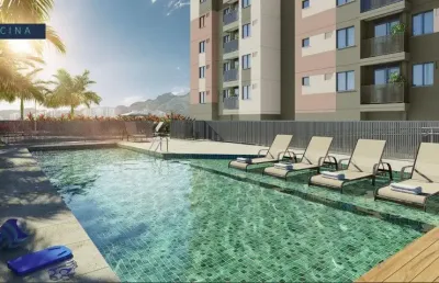 Excelente apartamento de 2 quartos com varanda e lazer de resort em cachambi - rj