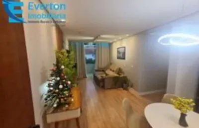 Apartamento de 90 m² com 3 quartos sendo 1 suite, sala em 2 ambientes, garagem 28 m².