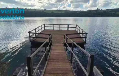Rancho 2.058m2 - condomínio fechado miranda 4, sobrado com 04 suítes, quiosque, churrasqueiea e piscina, apens 35 km de uberlândia.