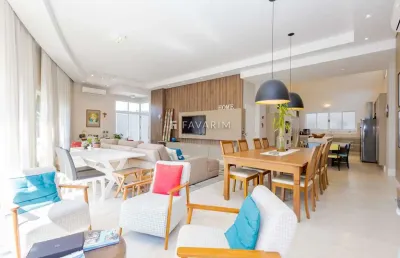 Casa em condomínio fechado com 4 quartos à venda na rua eduardo sprada, campo comprido, curitiba, 331 m2 por r$ 3.290.000