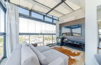Cobertura com 1 quarto à venda na rua padre giacomo cusmano, campina do siqueira, curitiba, 94 m2 por r$ 1.200.000