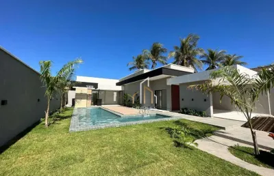 Casa com 4 dormitórios à venda, 159 m² por r$ 980.000,00 - porto das dunas - aquiraz/ce