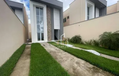 Casa duplex com 3 suítes, 94 m² por r$ 399.000 - coaçu - eusébio/ce