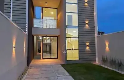 Última unidade! casa duplex no eusébio com 4 quartos  por r$ 629.000 - eusébio/ce