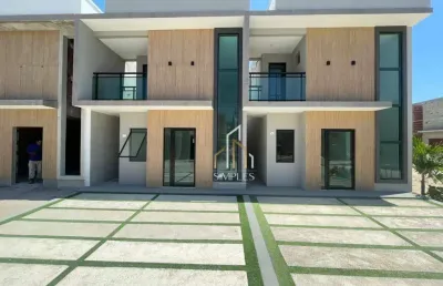 Casas duplex em condomínio com lazer completo – conforto e modernidade.
