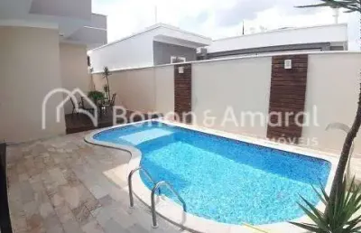 Belíssima casa de condomínio à venda no villa lobos em paulínia.