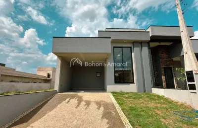 Casa térrea nova à venda no condomínio terras da estância, vila monte alegre, paulínia.