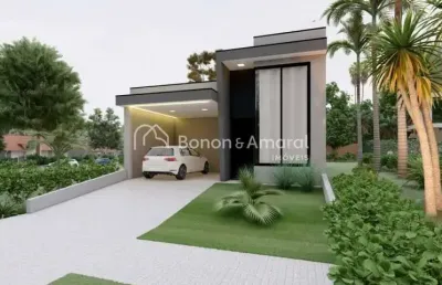 Casa térrea nova à venda no condomínio terras da estância, vila monte alegre, paulínia.