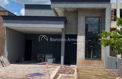 Casa térrea nova à venda no condomínio terras da estância, vila monte alegre, paulínia.