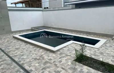 Casa com piscina à venda com 3 quartos, no condomínio real park sumaré,