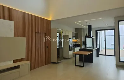 Casa à venda com 3 quartos ( 3 suítes + escritório) no condomínio santorini, parqur brasil 500, paulínia