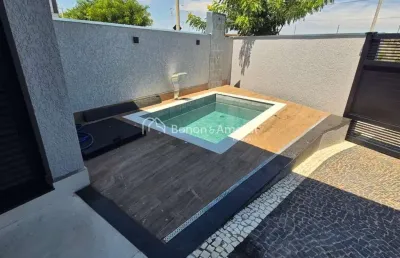 Casa térrea 3 quartos no condomínio terras da estância em paulínia, sp.