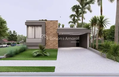 Casa a venda no condomínio santorini, parque brasil 500, paulínia.