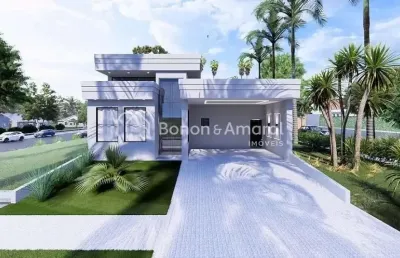 Casa a venda no condomínio santorini, parque brasil 500, paulínia.