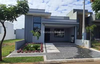 Casa térrea nova à venda no condomínio terras da estância, vila monte alegre, paulínia.