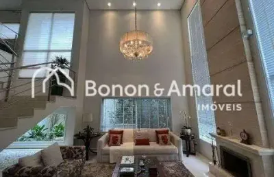 Magnifica casa à venda no condomínio villa lobos em paulínia.