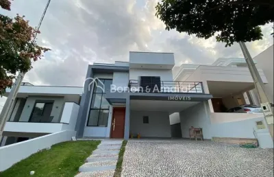 Sobrado impecável com 3 suítes, piscina e varanda gourmet no condomínio flor da serra em valinhos/sp