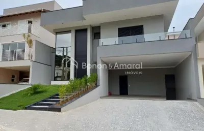 Sobrado espetacular com piscina e 3 suítes no condomínio portal do jequitibá - valinhos