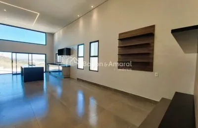 Casa térrea nova à venda no condomínio portal do jequitibá - 3 suítes, piscina privativa, 4 vagas - valinhos/sp