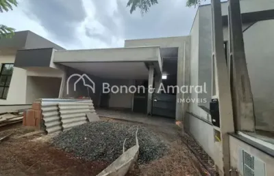 Casa térrea a venda no condomínio terras da estância, 3 quartos, vila monte alegre - paulínia/sp