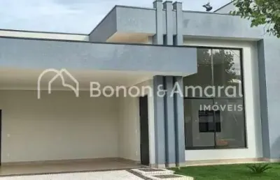 Moderna casa térrea com 3 suites em condominio clube com lazer completo em paulínia