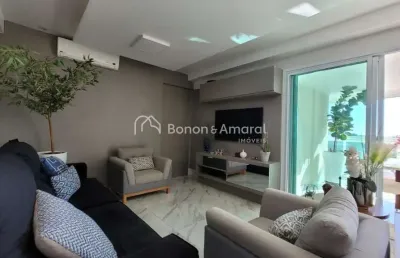 Apartamento moderno com varanda gourmet no mansões santo antônio - campinas
