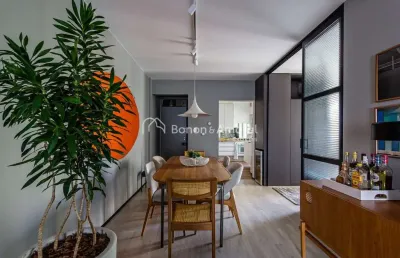 Apartamento mobiliado com 2 suítes no coração do cambuí - venda