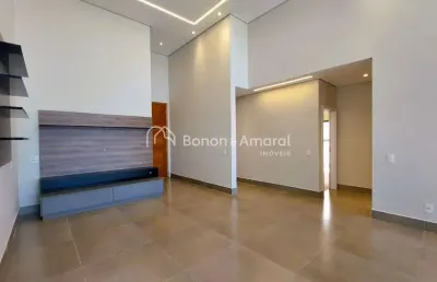 Casa térrea nova com 3 suítes e piscina no portal do jequitibá - valinhos