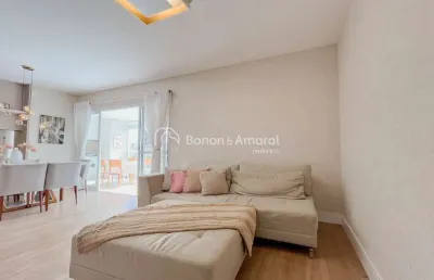 Apartamento à venda com 136 m², 3 suítes em campinas.