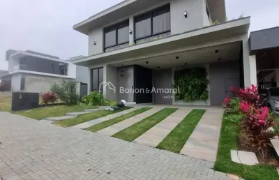 Casa em condomínio à venda, 4 suítes, alto padrão, região do alphaville campinas