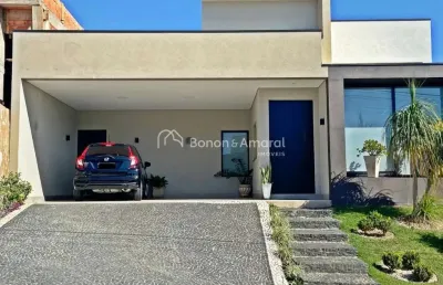 Casa térrea impecável em condomínio fechado em valinhos - 3 suítes, escritório e alto padrão de acabamento!