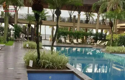 Terraço gourmet-frente mar-dúplex-mobilado-melhor lazer do litoral-permuto